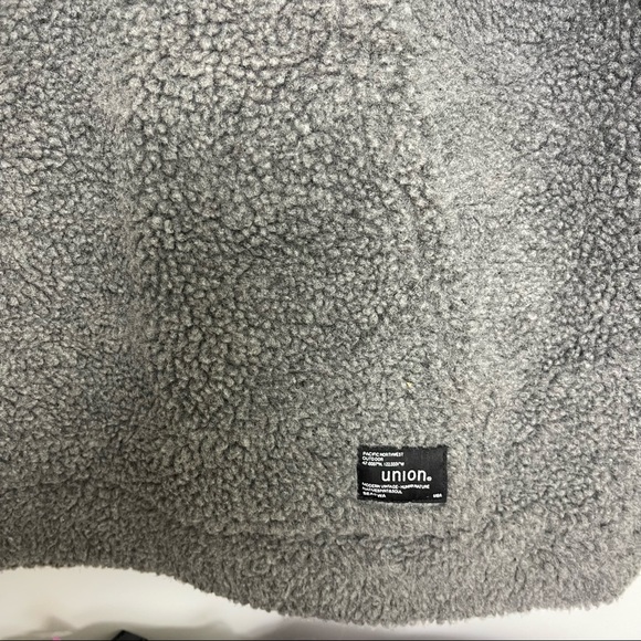 Union Denim Mens Turner Fleece Sweater Large - Picture 5 of 6